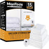 Vacuum Storage Bags with Electric Air Pump, 15 Pack (5 Jumbo, 5 Large, 5 Medium) for Clothes, Blankets, Pillows, Travel