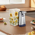 Sunflower Electric Can Opener Cover, Decorative Kitchen Appliance Dust Cover for Home Kitchen, Beige
