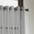 Curtainworks Soho Voile Sheer Grommet Curtain Panel, Silver, 59 by 84"