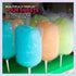Perfectware 16oz 100ct -(1 32oz's Jars of Cotton Candy Floss Sugar with Cotton Candy Cones Included of Each Flavor