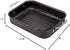 HIC Kitchen Rectangular Wire Roasting Rack, Nonstick
