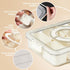 Snackle Box Container with Lid and Handle, Divided Serving Platters for Portable Snacks, Candy, Fruit