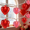 Oviejo Valentine Red & Pink Heart String Lights, 8.5FT Valentine's Day Decorations