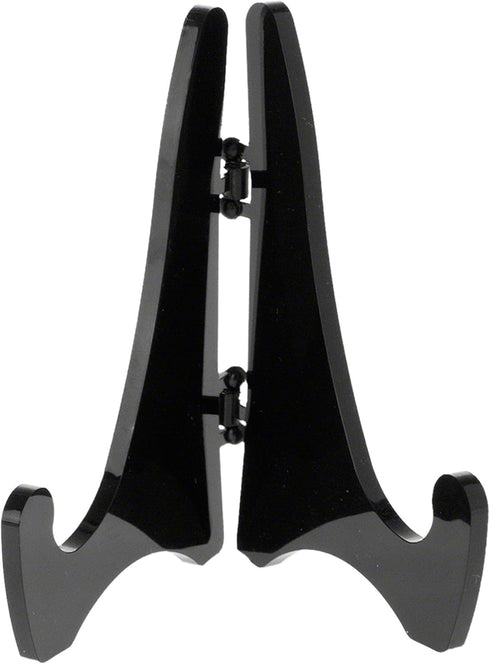 Plymor Black Acrylic Mini Adjustable Folding Display Easel, 2.875" H x 2.125" D