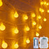 2 Pack 120 Minetom Globe String Lights Battery Operated, Totally LED Fairy Lights with Remote, Waterproof for Indoor