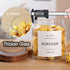 6 Set 15oz 132 Glass Pantry Storage Jars with Acacia Airtight Lid - Thicken Glass Kitchen Canisters with Pantry Labels