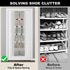 Over the Door 12 Pocket Hanging Shoe Organizer by GOMAJI
