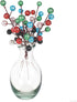 20 7.8 Inch DIYASY Artificial Berry Stems, Pcs Berry Stems Artificial Branches Xmas Tree Filler Holiday Wreath Garland