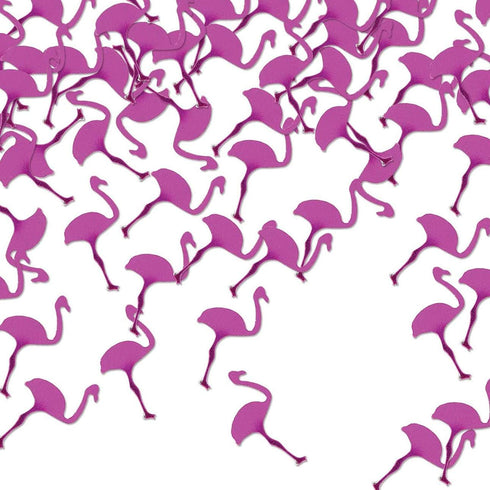 Flamingo Confetti Party Decorations - Pink Glitter Table Confetti for Summer Hawaiian Luau Birthday Decor Favor
