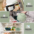 shopwithgreen Plastic Cereal Bowls Set of 4, 24 OZ Dark Coastal, Reusable for Kitchen, Microwave and Dishwasher Safe