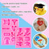 2 Pack Whaline Nurse Graduation Themed Fondant Molds Silicone Doctor Nurse Grad Hat Medical Equipment Candy Mould