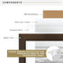 MCS Museum Poster Frame 16x24 Espresso Woodgrain, Vertical & Horizontal Large Picture Frame for Photos, Posters