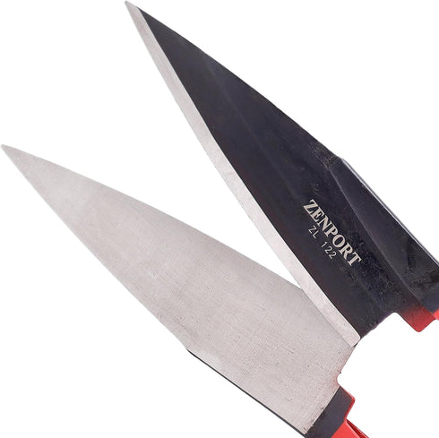 ZL122 13-Inch Trimming, Zenport Heavy Duty Onion and Sheep Shears, - Durable Precision Carbon-Treated Blades