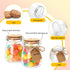 Brajttt 3.4 oz Lids,48 Small Glass Jar with Cork pcs Mini Glass Bottles,Spell Jars with Twine and Labels,Pudding Yogurt