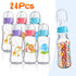 Norme 24 Pcs Baby Bottles Bulk, 9.5 oz Plastic Baby Bottles for Baby Shower Game, Party Favors with Elephant, Lion,