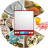 AMIR Upgraded Digital Kitchen Scale, 500g Mini Pocket Jewelry Scale with Back-Lit LCD Display, 2 Trays, Stainless Steel