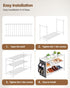 woxlemen Closet 26 inch 3-Tier) Bamboo Shoe Rack for Small Wooden Shoe Organizer with Pouch, Sturdy Wood Shoe Shelf