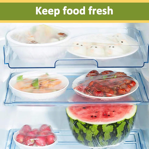 200 MAQIHAN Bowl Covers for Bread Proofing - Medium Plastic Wrap Food Sourdough Baking Rising Elastic Reusable Plate