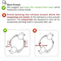 Wiki Jooy Chicken Shredder Tool Twist Large Chicken Breast Shredder Tool-Meat Shredder Meat Masher for Chicken Ground