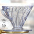 V 02 60° Cone Plastic Coffee Dripper, 1-4 Cups, Reusable Pour Over Coffee Maker for Home, Cafe