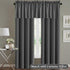 H.VERSAILTEX 2 Panels Blackout Curtain Valances for Kitchen Windows/Bathroom/Living Room/Bedroom Privacy Decorative Rod Pocket Short Window Valance Curtains, 52" W x 18" L, Charcoal Gray by H.VERSAILTEX