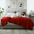 40''x60'' Tisancy Waterproof Blanket for Bed Couch Sofa, Reversible & Washable, Fleece and Flannel Waterproof Mat