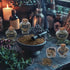 DreamdaMoonnly 20 Witchcraft Supplies Herbs Kit - Pcs Dried Herbs and Flowers for Witch Starter - Spell Herbs Jars