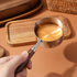 Luxshiny Mini Sauce Pan, 125ml Stainless Steel with Pour Spouts, Small Melting Pot for Cooking, Picnic