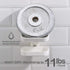 LEVERLOC Soap Dish Holder for Shower, Double Layer Suction Cup Wall Mounted, Waterproof Soap Sponge Holder