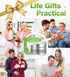 Fridge Deodorizer, Lasts 10 Years, Odor Eliminator, Bamboo Charcoal Air Purifying Bag, Silver