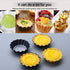 12 Packs Egg Tart Mold Size 2.6 x 0.9inch, Cupcake Cake Muffin Mold Tin Pan Baking Tool, Carbon Steel