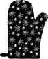 Twisted Wares Funny Oven Mitts, Let's Get Baked, Cotton Canvas Pot Holder, Kitchen Gifts