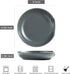 Porcelain Spoon Rest with Drip Tray for Multiple Utensils, Cooking Spoon Rest & Spoon Holder for Stove Top, Kitchen Utensil Holder for Spoons, Ladles, Tongs & Spatula, for Christmas, Gray