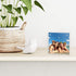 Americanflat 4x4 Acrylic Picture Frame - Double Sided Frames with Magnetic Corners for Desk or Tabletop Display