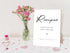 Minimalist Style Leave Your Recipe Card Display Sign: 8x11 Wooden Sign for Weddings and Showers