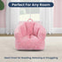 Cozy Delta Children - Serta Kids Plush Barrel Toddler Chair, Soft Foam Chair Bean Bag Chair Alternative for Boys