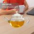Restaurant Teapot, Transparent Glass Teapot with Handle, Small Glass Teapot, Tearoom Teapot Kettle, Hotel Coffee Pot,