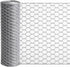 Galvanized Chicken Wire Mesh Roll 16.5" x 590", 0.8 Inch Hexagonal Poultry