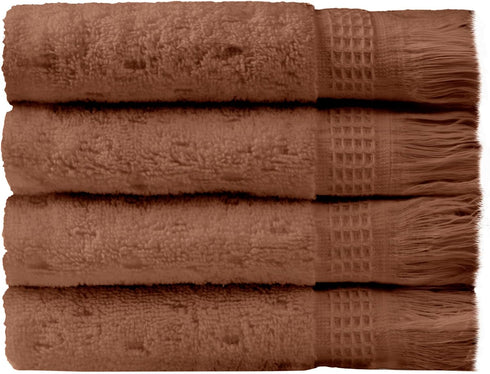 SOFE H&L | NADIAS Luxury Bath Towels Set of 4 Wash Cloths