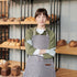 12 Handepo Pcs Cotton Aprons for Women Men with Pockets Soft Adjustable Bib Stripe Aprons for Cooking Kitchen Chef