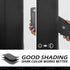 MYSKY HOME Black Curtains: 80 Inch Long Black Out Curtains for Bedroom, Grommet Window Curtains, Thermal Insulated