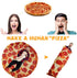80 Inches Lhedon Pizza Blanket Adult Size, Blankets Queen Size, Round Pepperoni Pizza Food Blanket, Funny Gifts