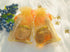 20 Pack 1.5 oz IIKUM Glass Honey Jars, Hexagon Honey Pots with Lids, Wooden Dippers, Bee Pendants, Gift Bags, Thank You