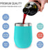 CHILLOUT LIFE 12 oz Stainless Steel Tumbler with Lid & Gift Box - Double Wall Vacuum Insulated Travel Cup for Coffee,