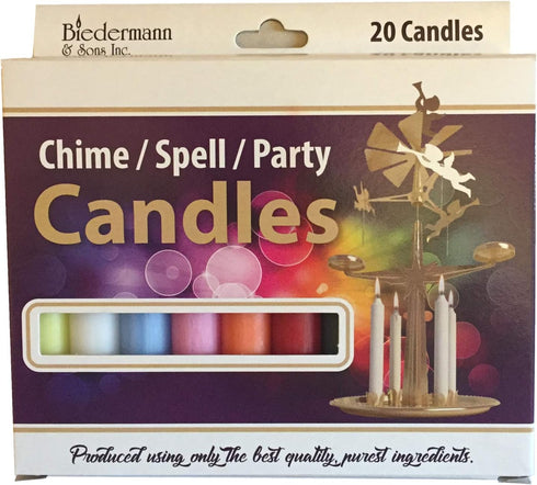 Mini 4 Chime Spell Candle Magick Set, 20 Candles - 10 Assorted Colors by Biedermann