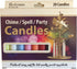Mini 4 Chime Spell Candle Magick Set, 20 Candles - 10 Assorted Colors by Biedermann