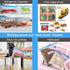 Sous Vide Bags Reusable 27Pcs, BPA Free Vacuum Sealer Bags for Food Storage - 20Pcs Zipper Bags & 2 Seal Clips