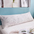 WhatsBedding Memory Foam Body Pillow for Adults with Zipperd Rayon Derived from Bamboo Cover, Breathable Long Pillow