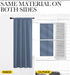 34" 45" 2 NICETOWN Kitchen Curtains, Short Blackout Curtains & Drapes, Thermal Insulated Blackout Curtain Panels