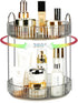 360 Rotating Makeup Organizer, 2 Tier Lazy Susan Bathroom Counter Organizer, Skincare